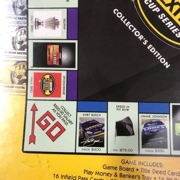 *RARE* NASCAR Nextel Cup Series Collector's Edition Monopoly - Picture 10 of 16